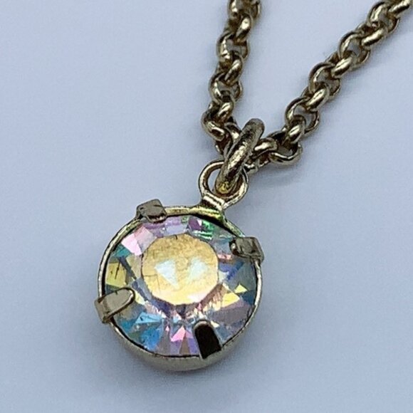 Betsy Johnson Two Strands Black and Gold Heart Pendant Custome Jewelry Necklace - Picture 4 of 6